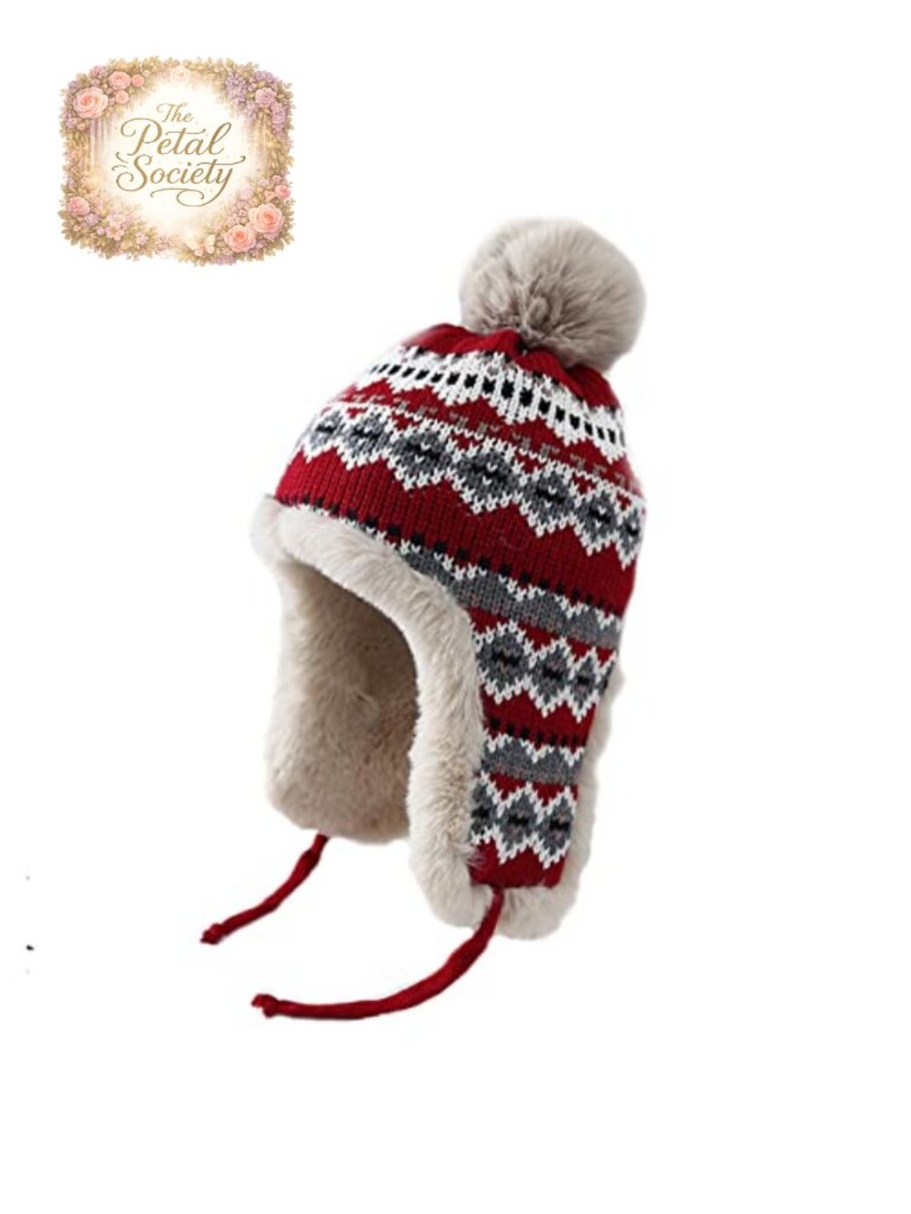 Faux Fur Trapper Hat Winter Thick Thermal Knit Beanie Full Hood Ushanka